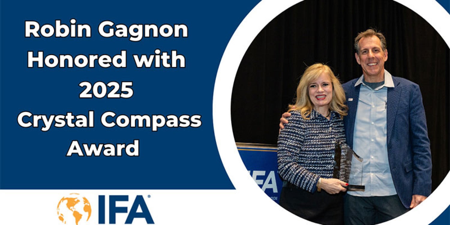 Robin Gagnon Shines Bright: The Queen of Franchising Receives the IFA Crystal Compass Award