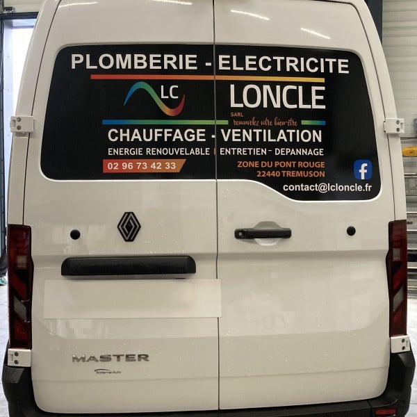 Flocage véhicule pour l'entreprise LC LONCLE