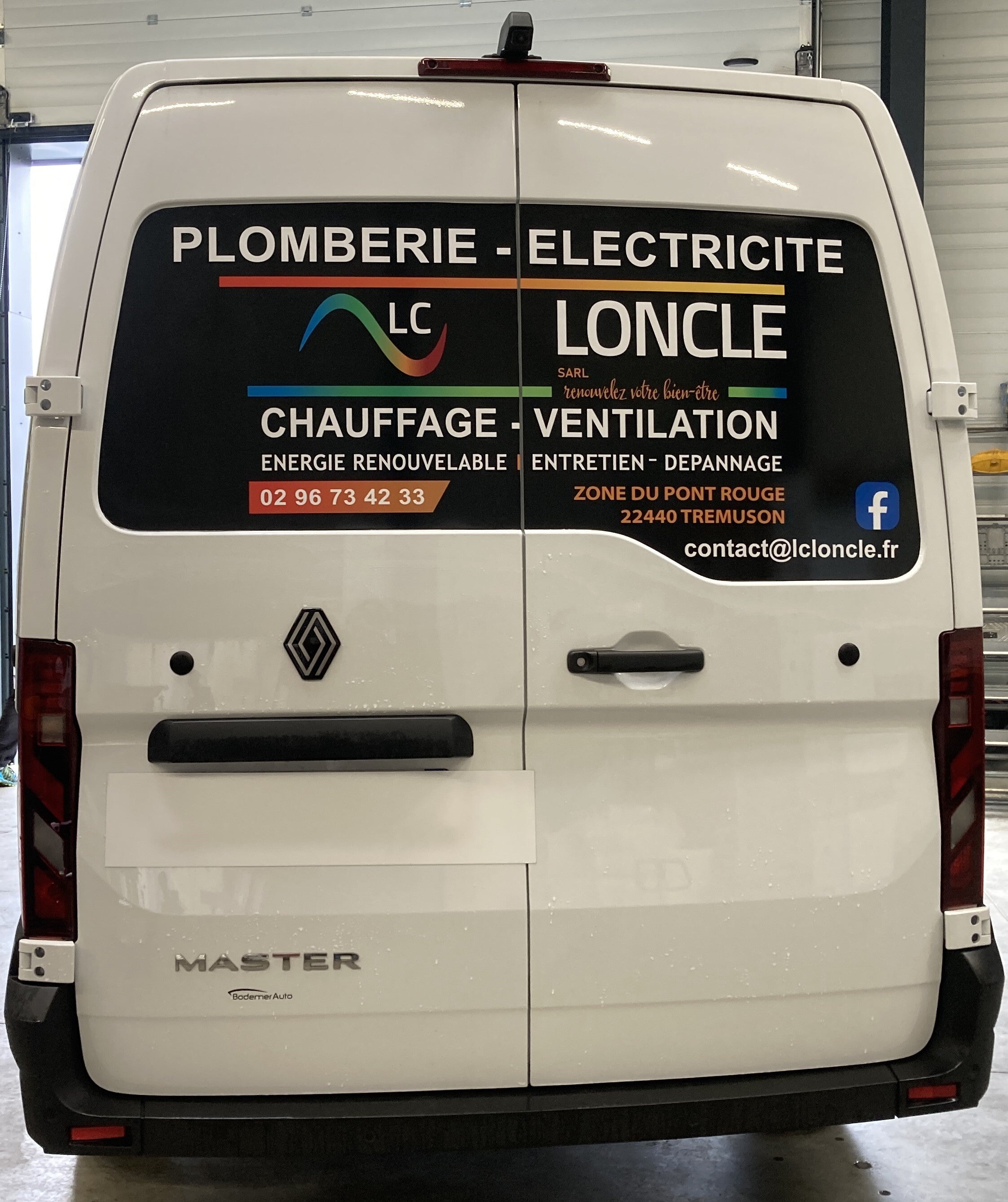 Flocage véhicule pour l'entreprise LC LONCLE
