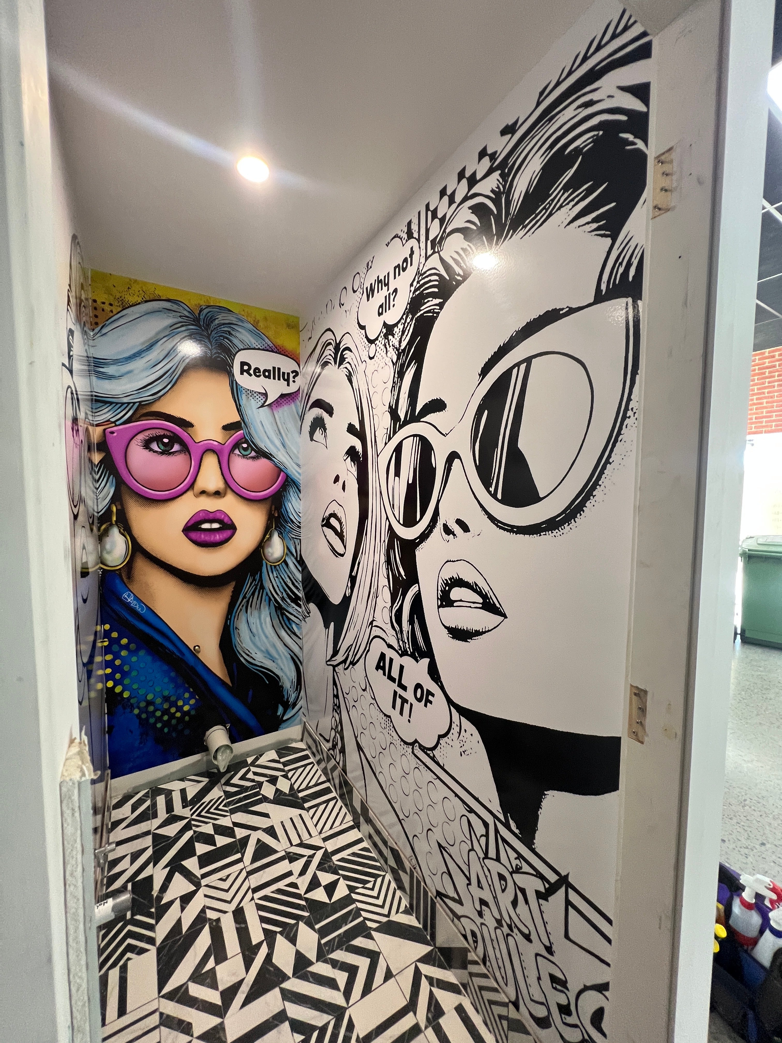 Dunny wall graphics
