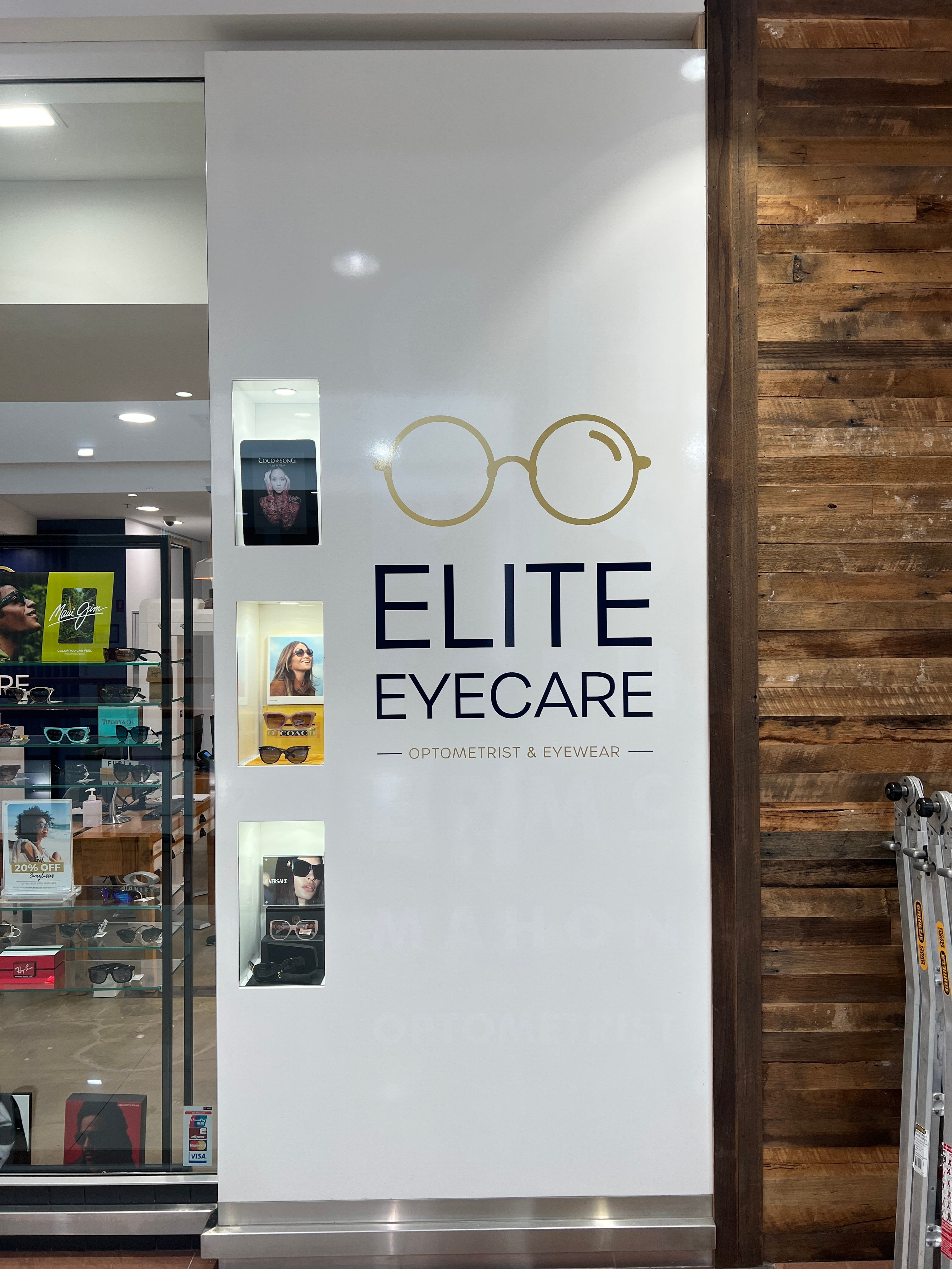 Retail shop signage rebrand