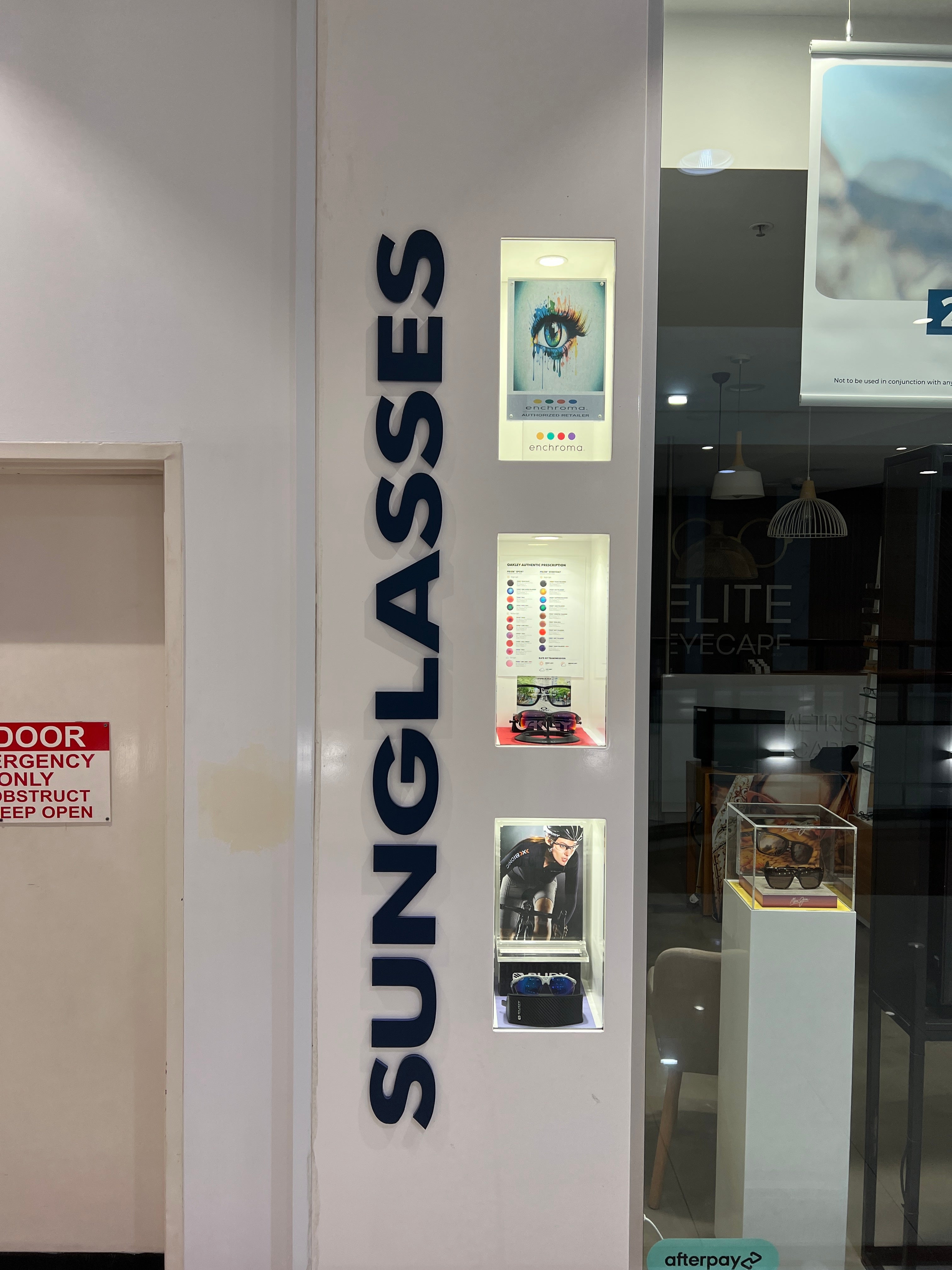 Retail shop signage rebrand