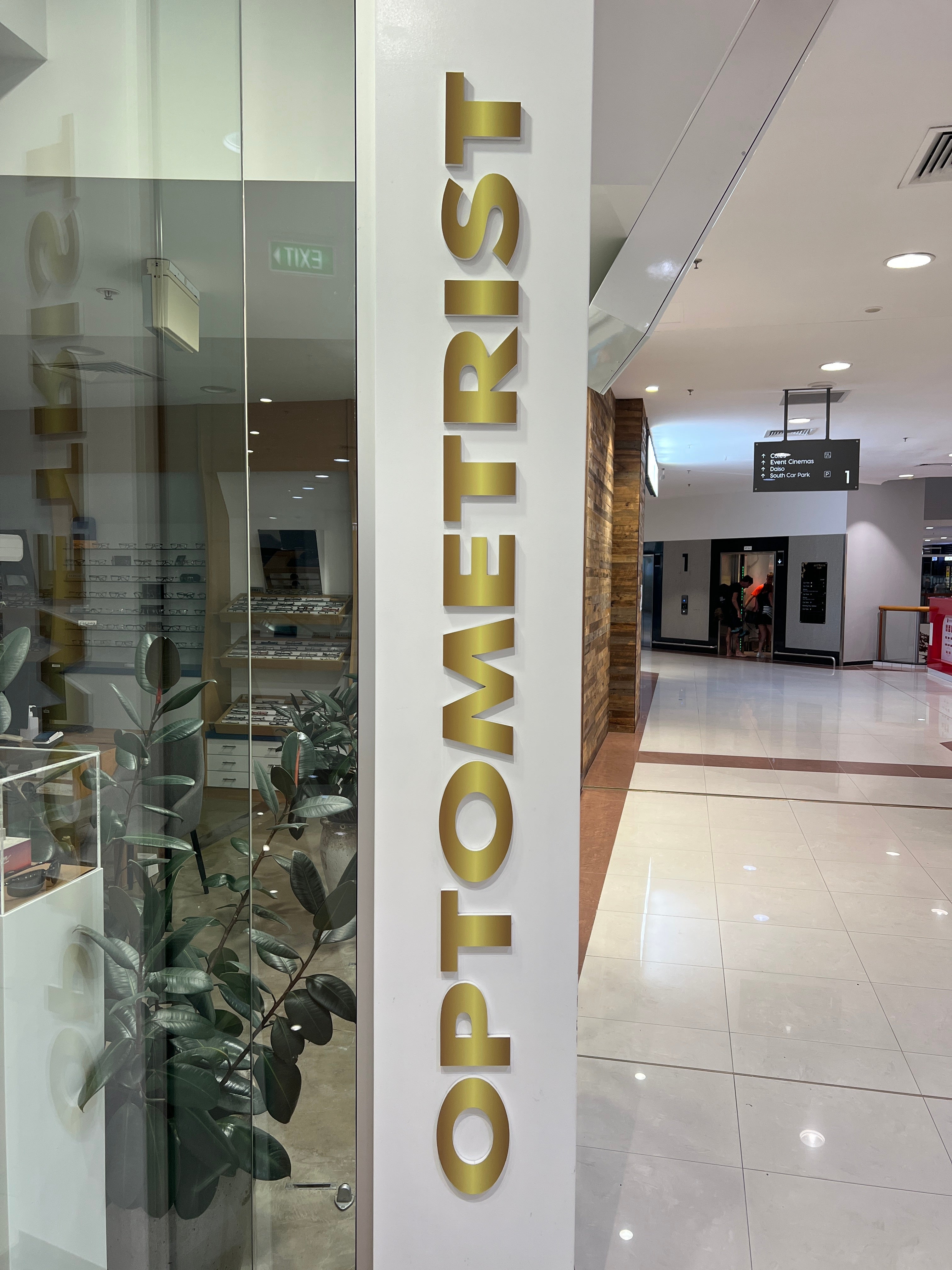 Retail shop signage rebrand