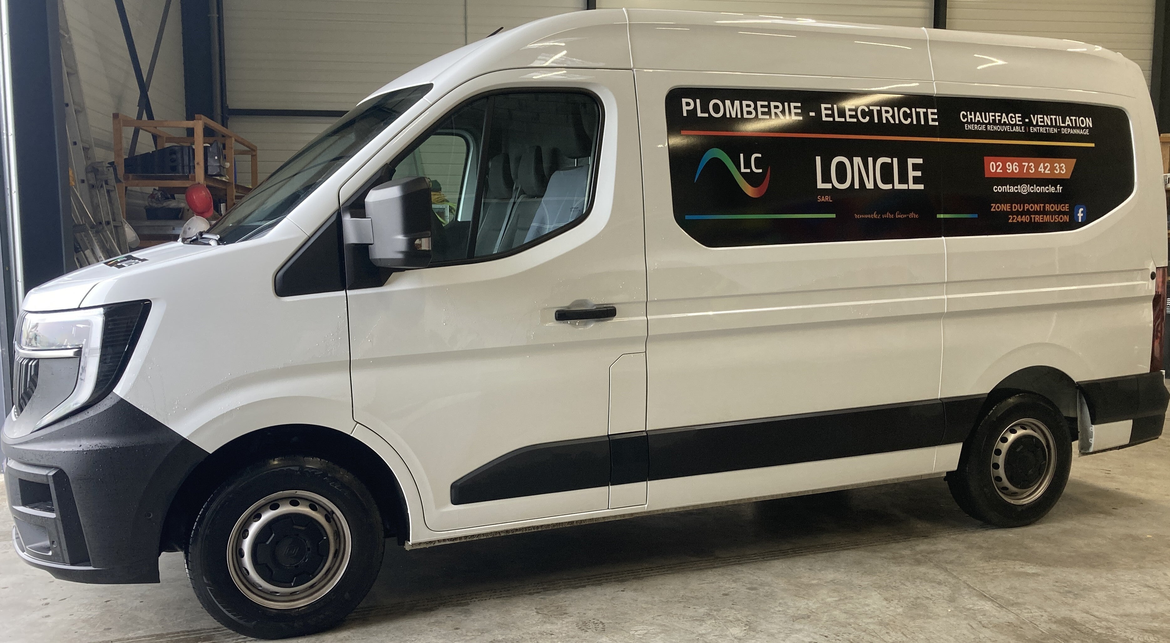 Flocage véhicule pour l'entreprise LC LONCLE