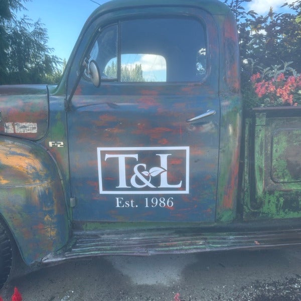 Vehicle Decals - When the Old Becomes A Classic - T&L Nursery, Woodinville, WA