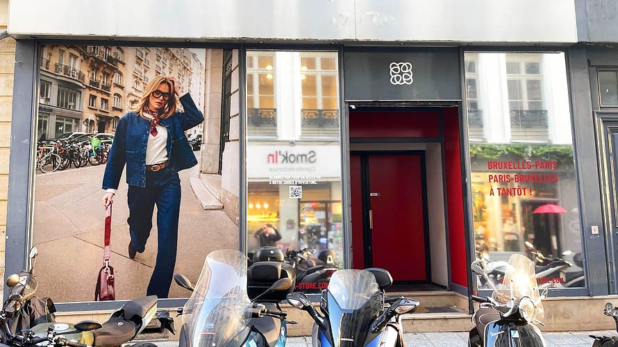 Habillage vitrine éphémère