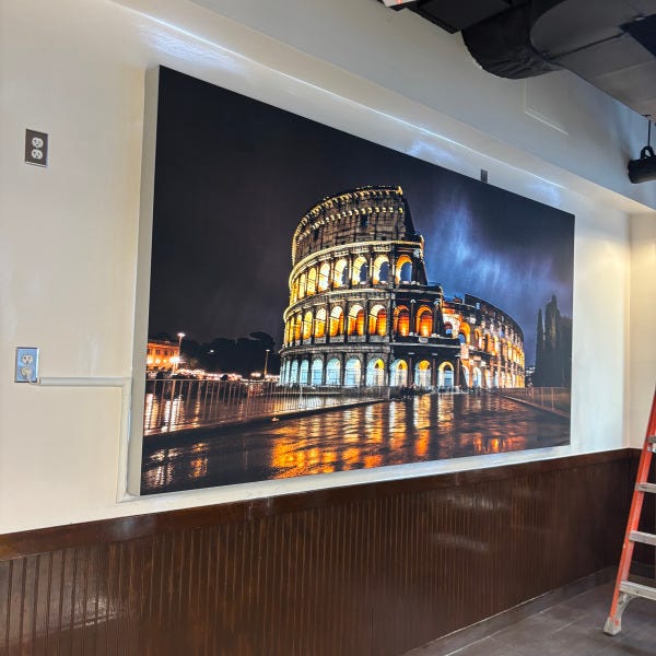 SEG Lit Fabric Sign