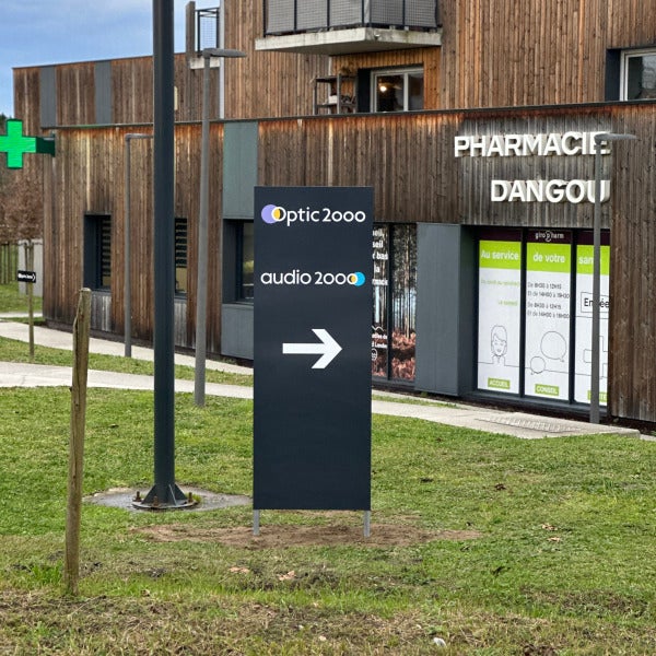 Totem publicitaire - visibilité et impact