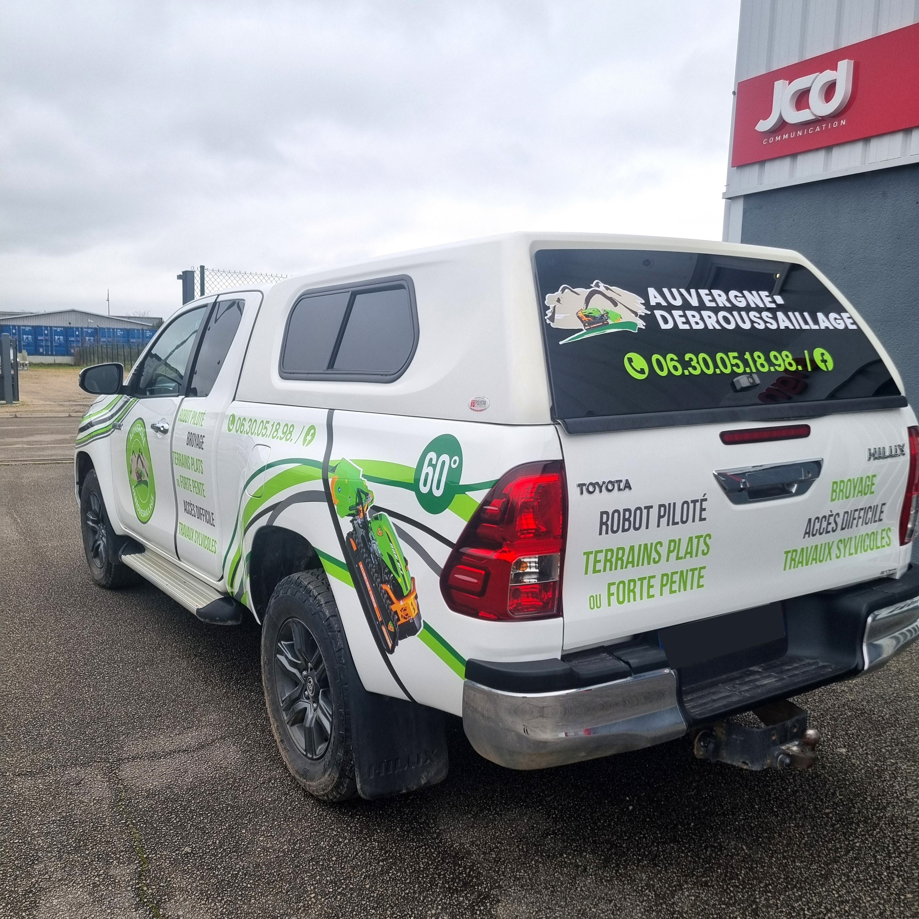 Marquage Pick-up Auvergne Débroussaillage