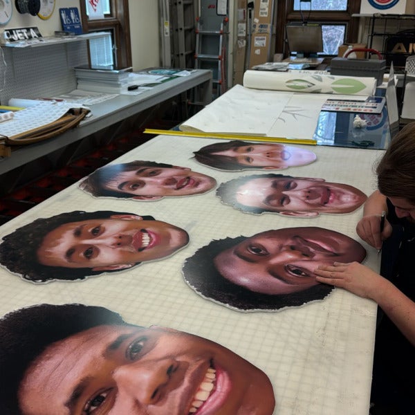 Giant Foam Heads!