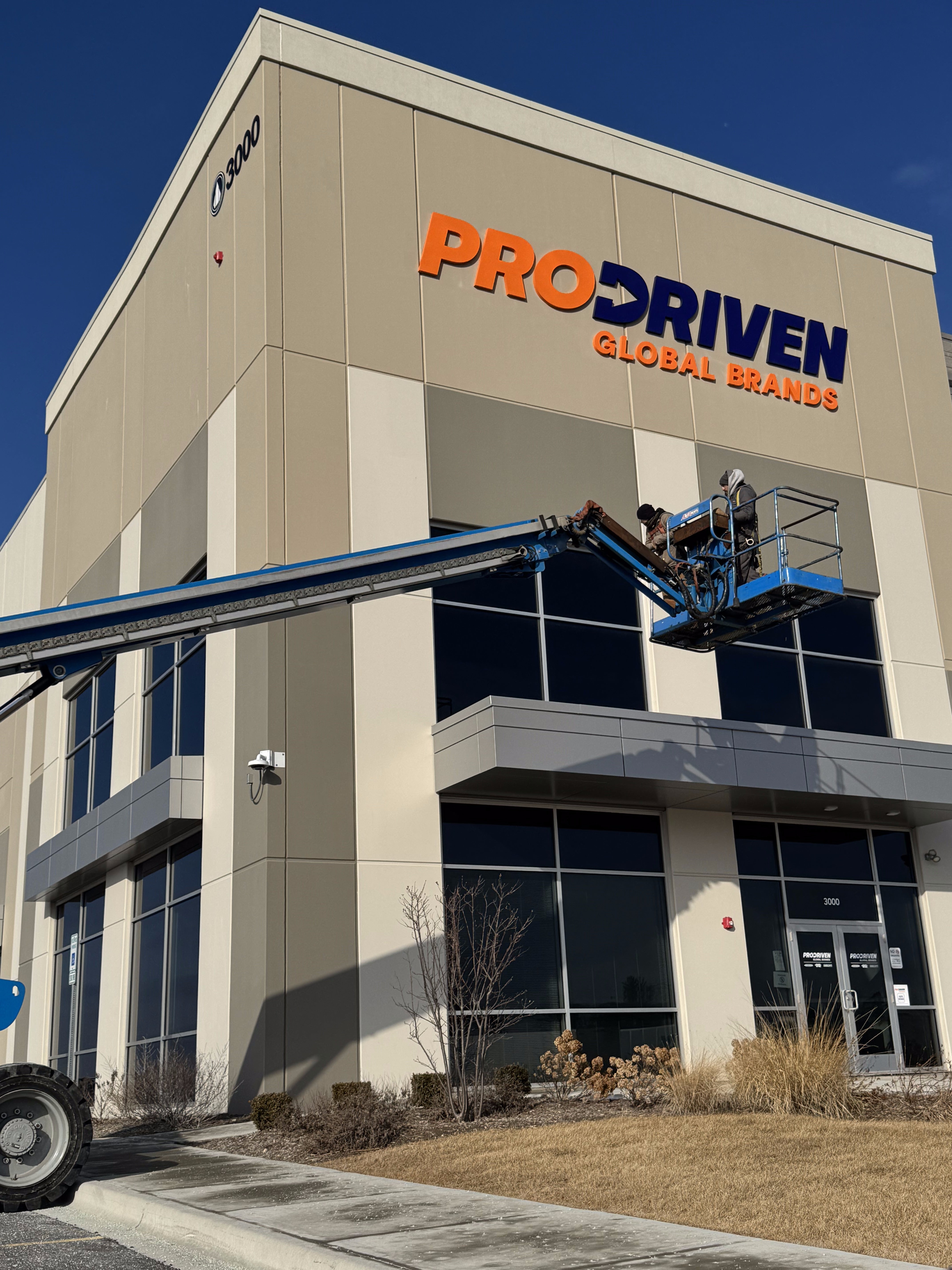 Exterior building signage you can't miss!