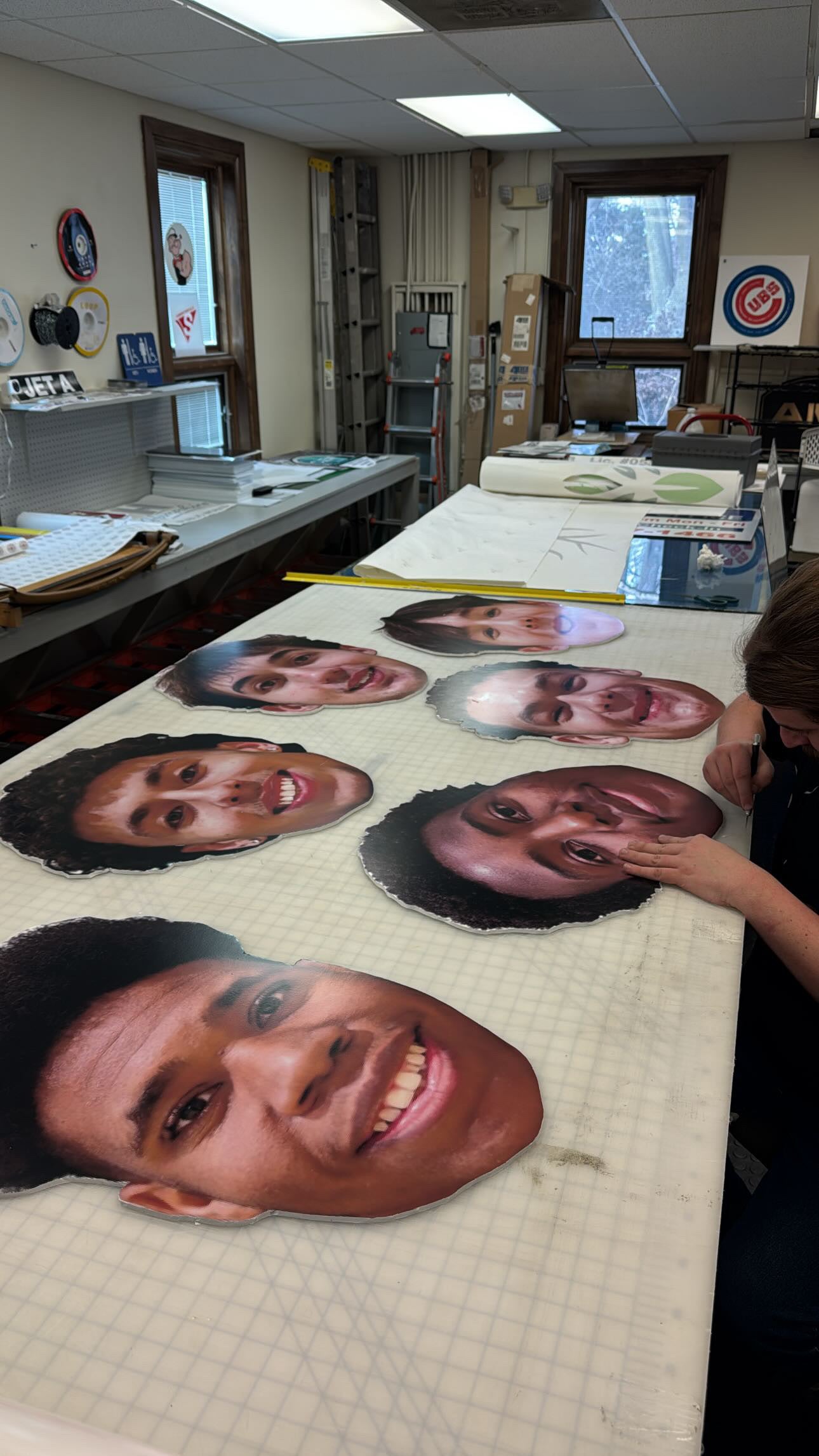 Giant Foam Heads!