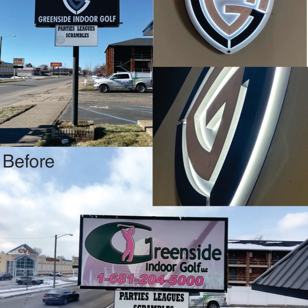 Greenside Indoor Golf Rebranding
