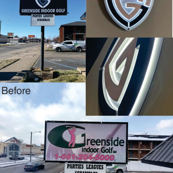 Greenside Indoor Golf Rebranding