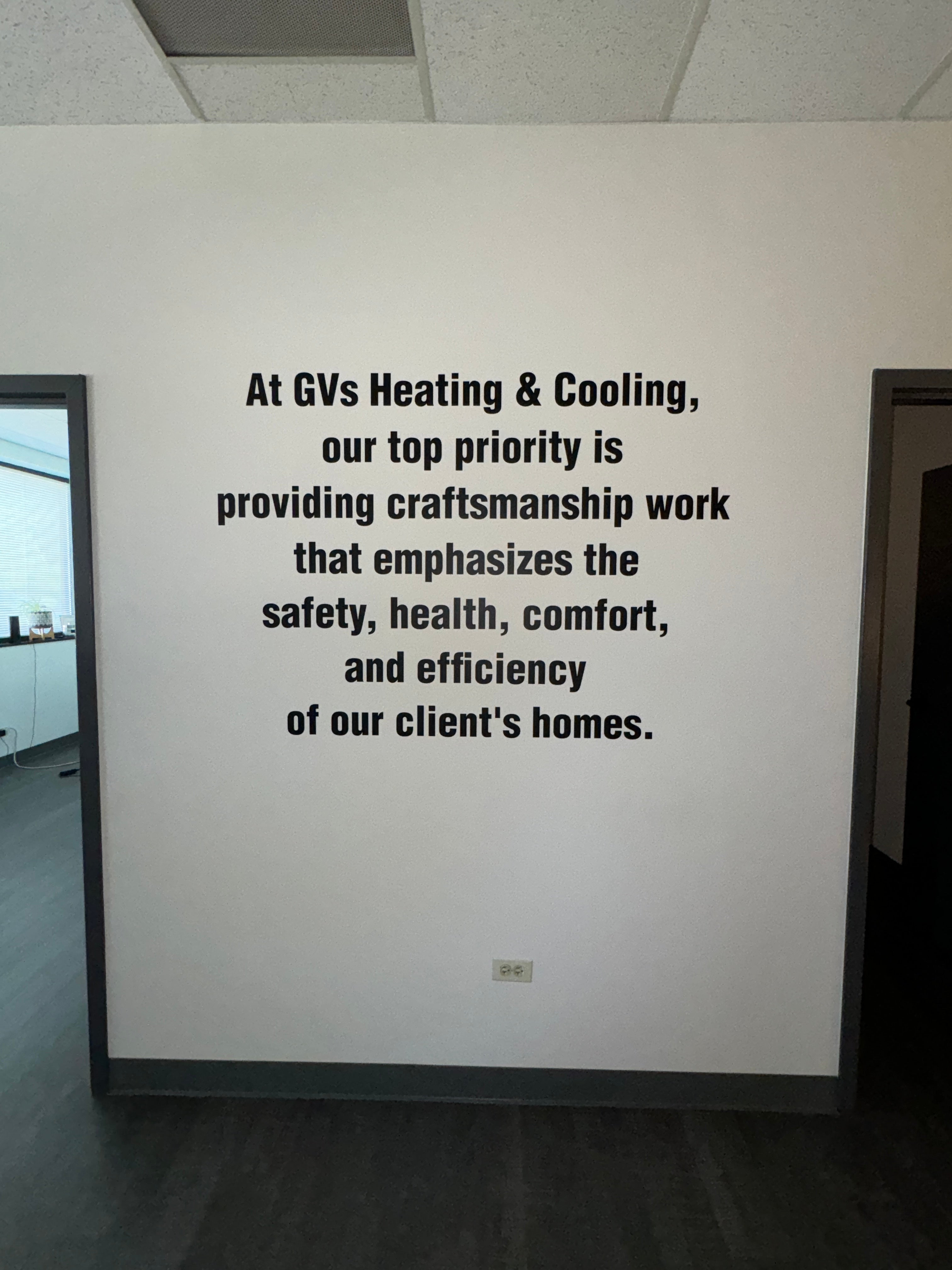 GVs Heating & Cooling Wall Graphics