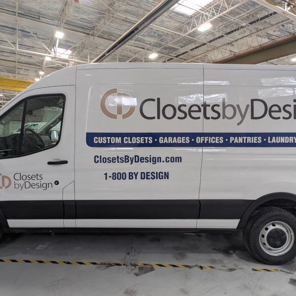 Closets By Design Van Decals