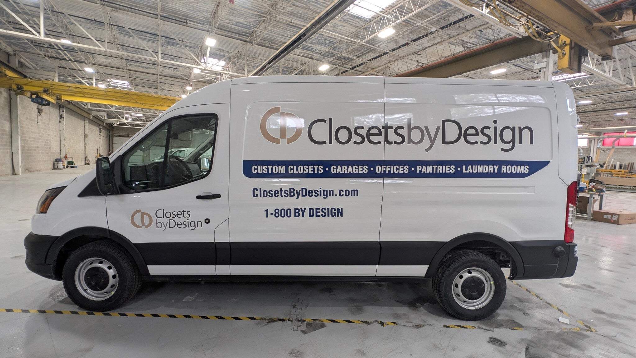 Closets By Design Van Decals