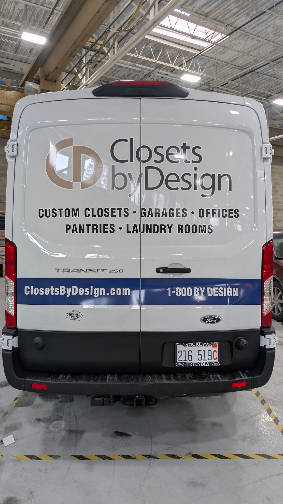 Closets By Design Van Decals