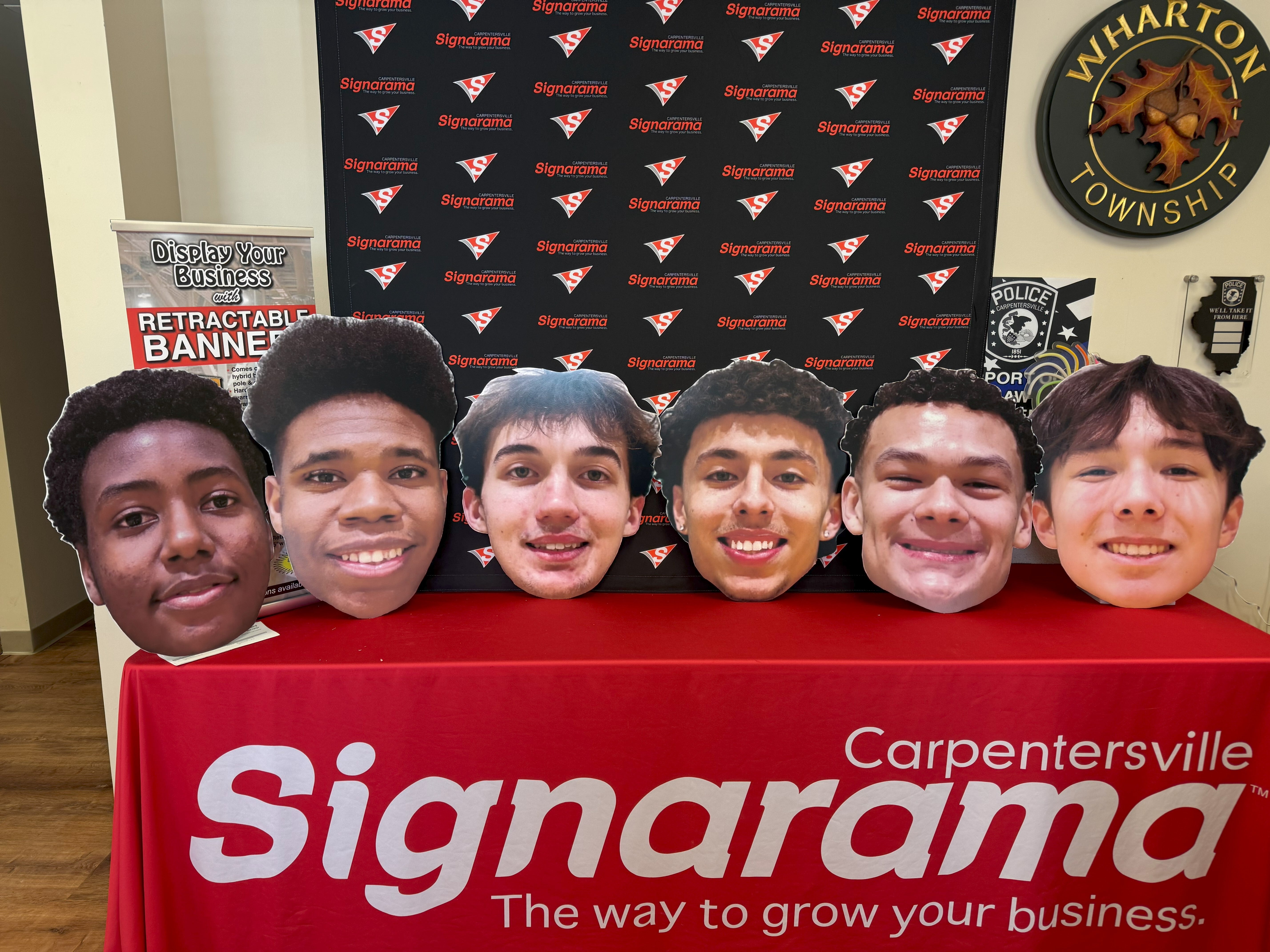 Giant Foam Heads!