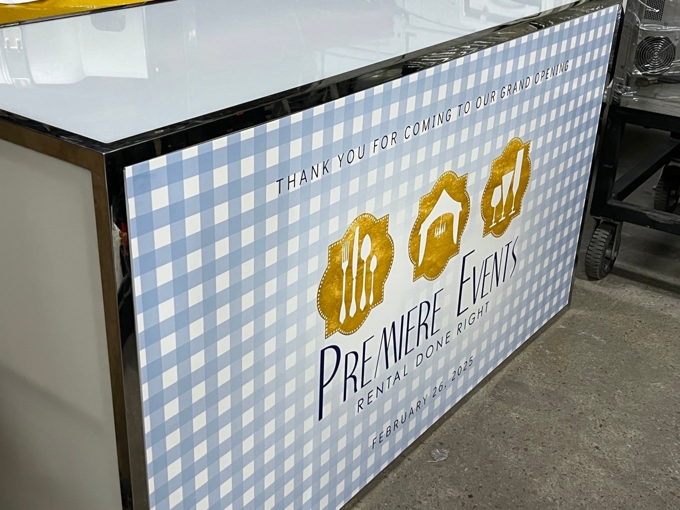 Premier Events - Temporary Bar Front