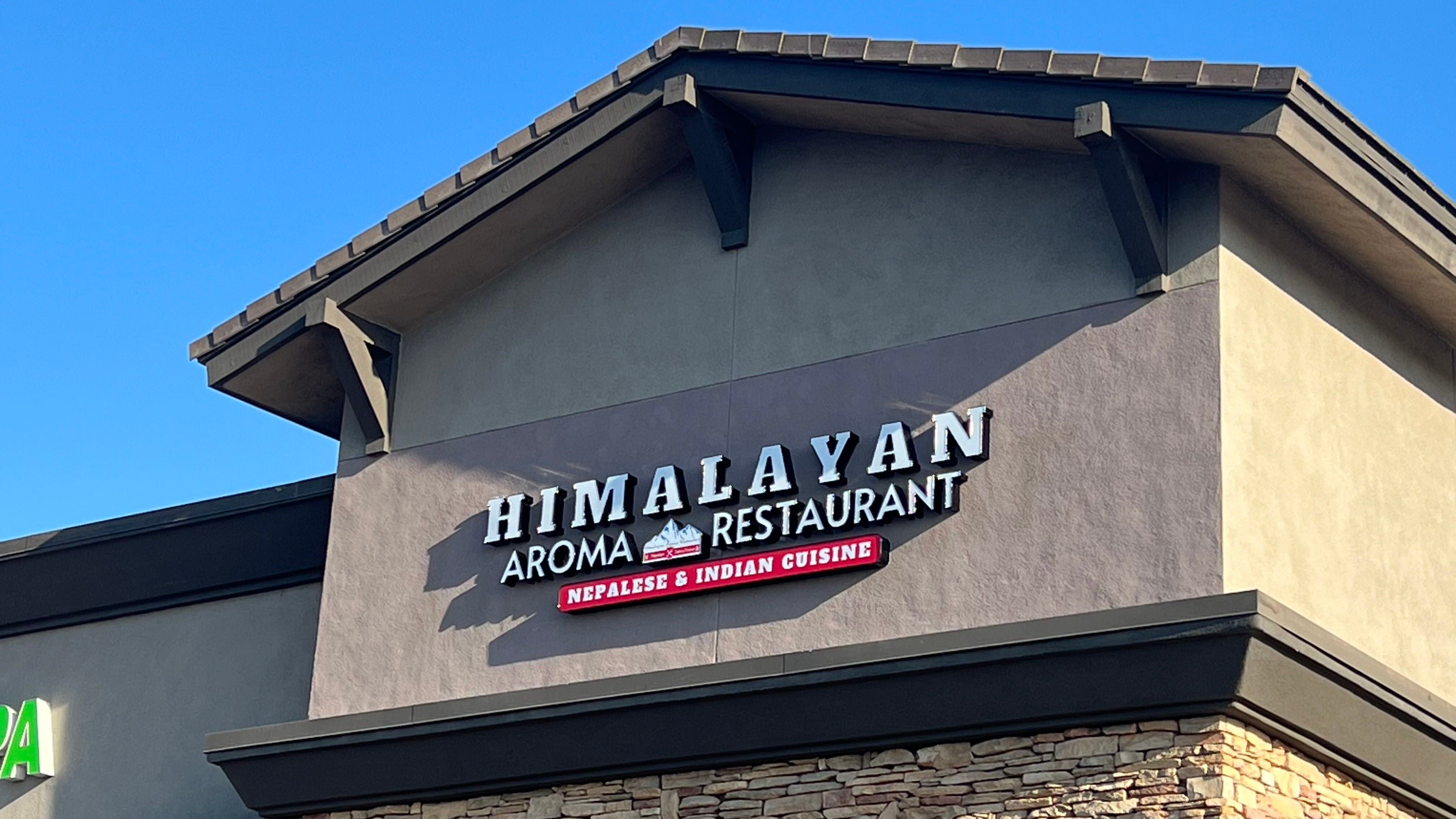 Himalayan Aroma Illuminated Building Sign