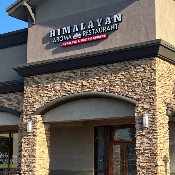 Himalayan Aroma Illuminated Building Sign