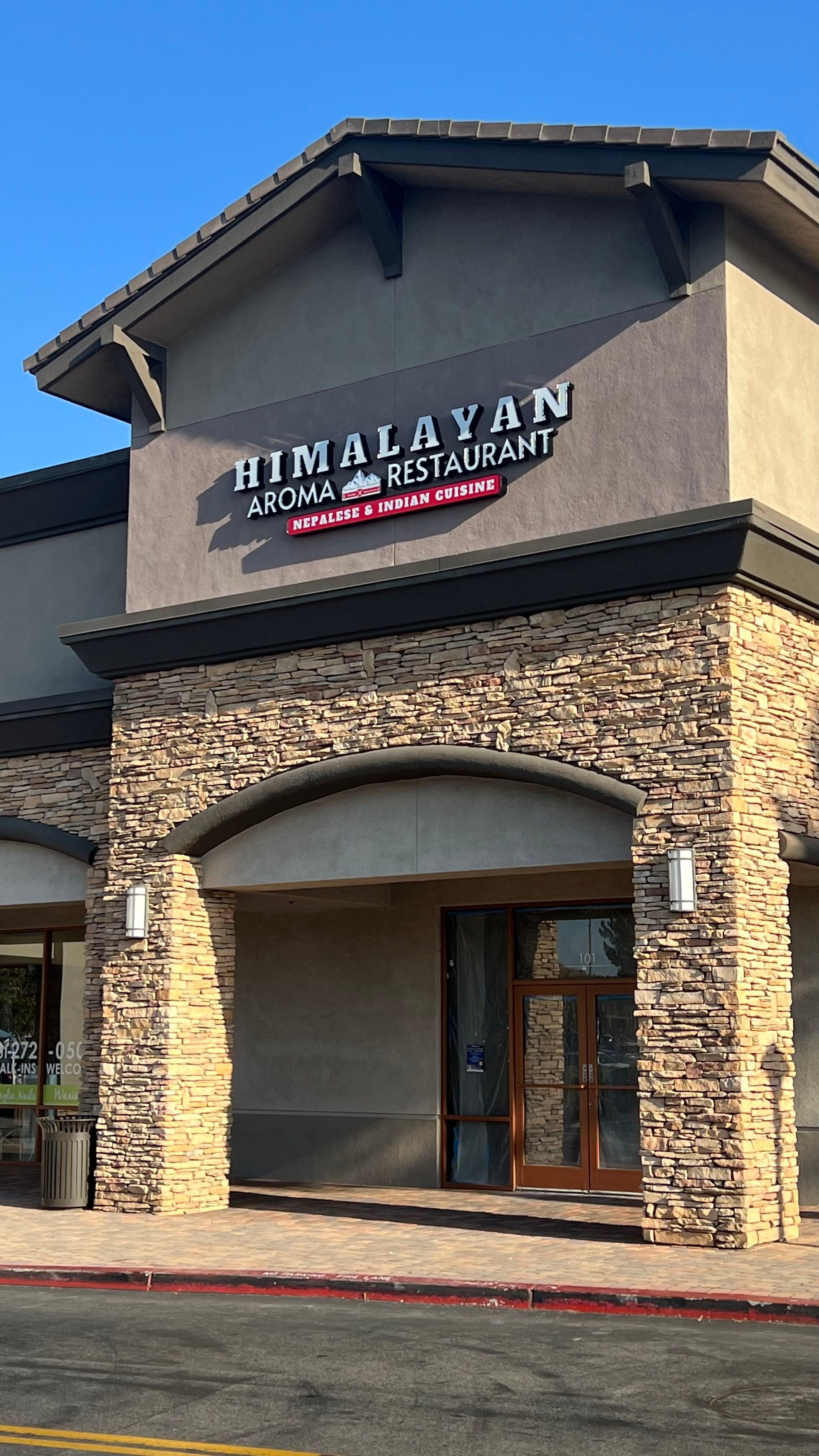 Himalayan Aroma Illuminated Building Sign