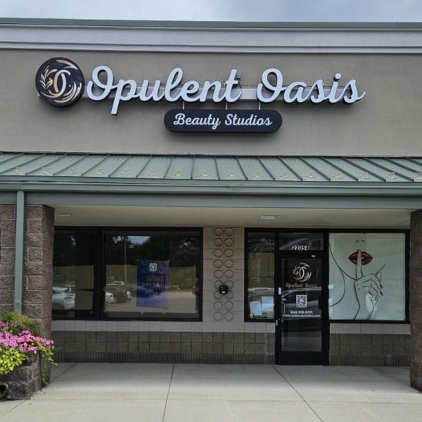 Opulent Oasis Beauty Studios Channel Letter
