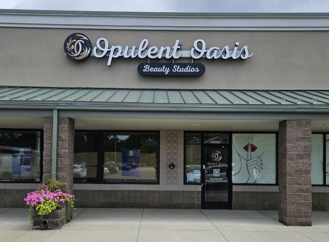 Opulent Oasis Beauty Studios Channel Letter