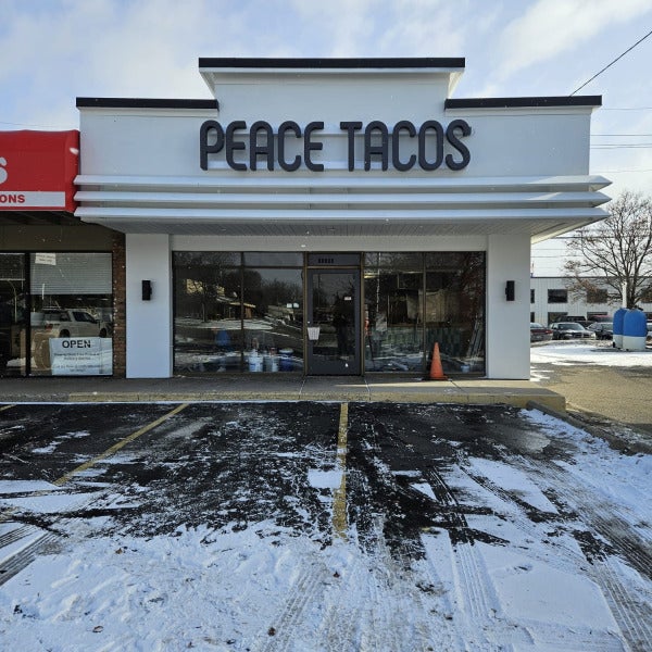 Peace Tacos Channel Letter