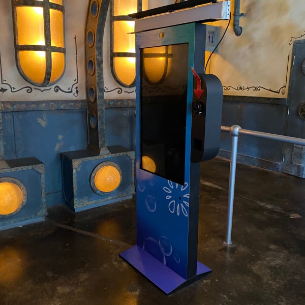 Photo kiosk wrap - Downtown Aquarium, Houston, TX