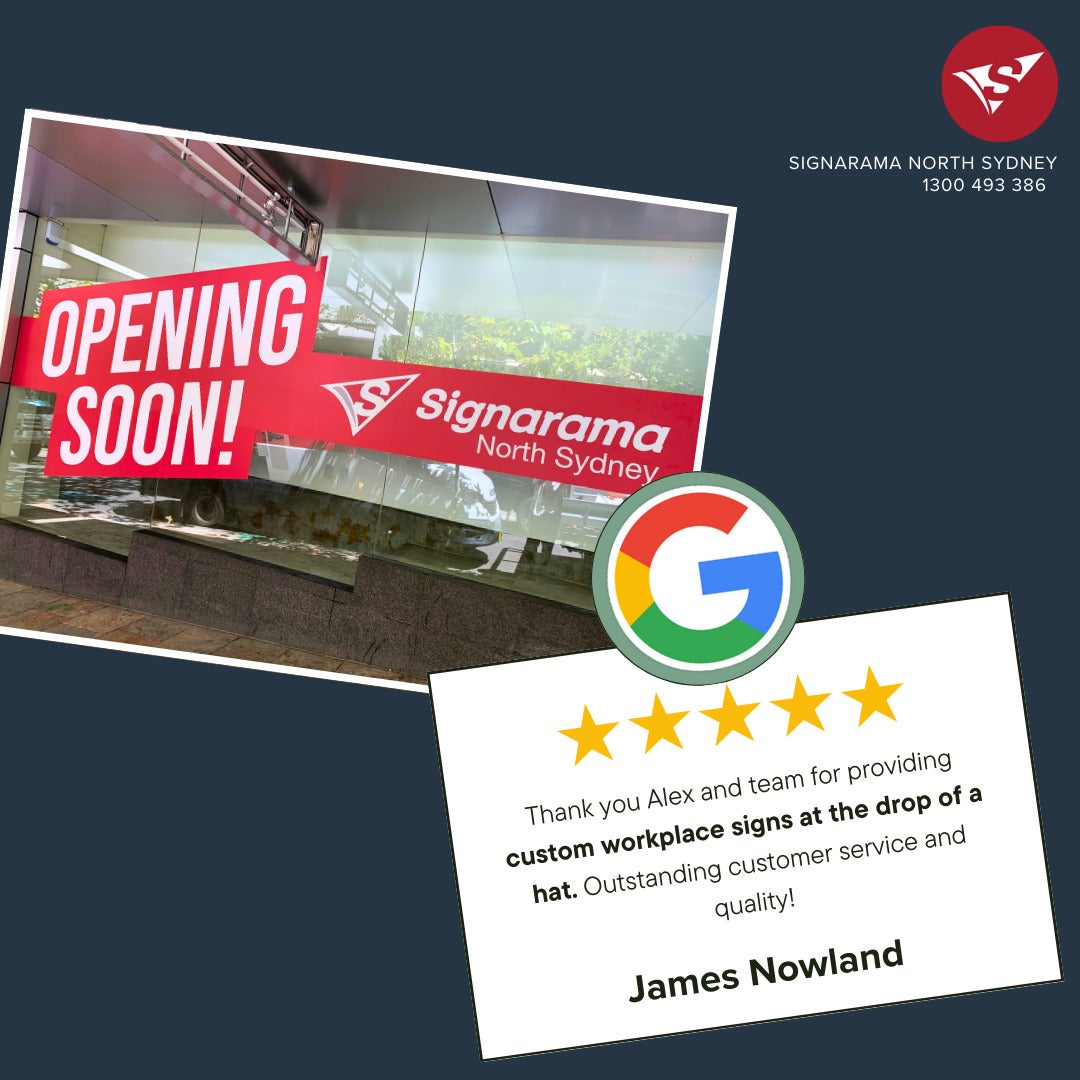 Glowing Customer Review | Signarama North Sydney
