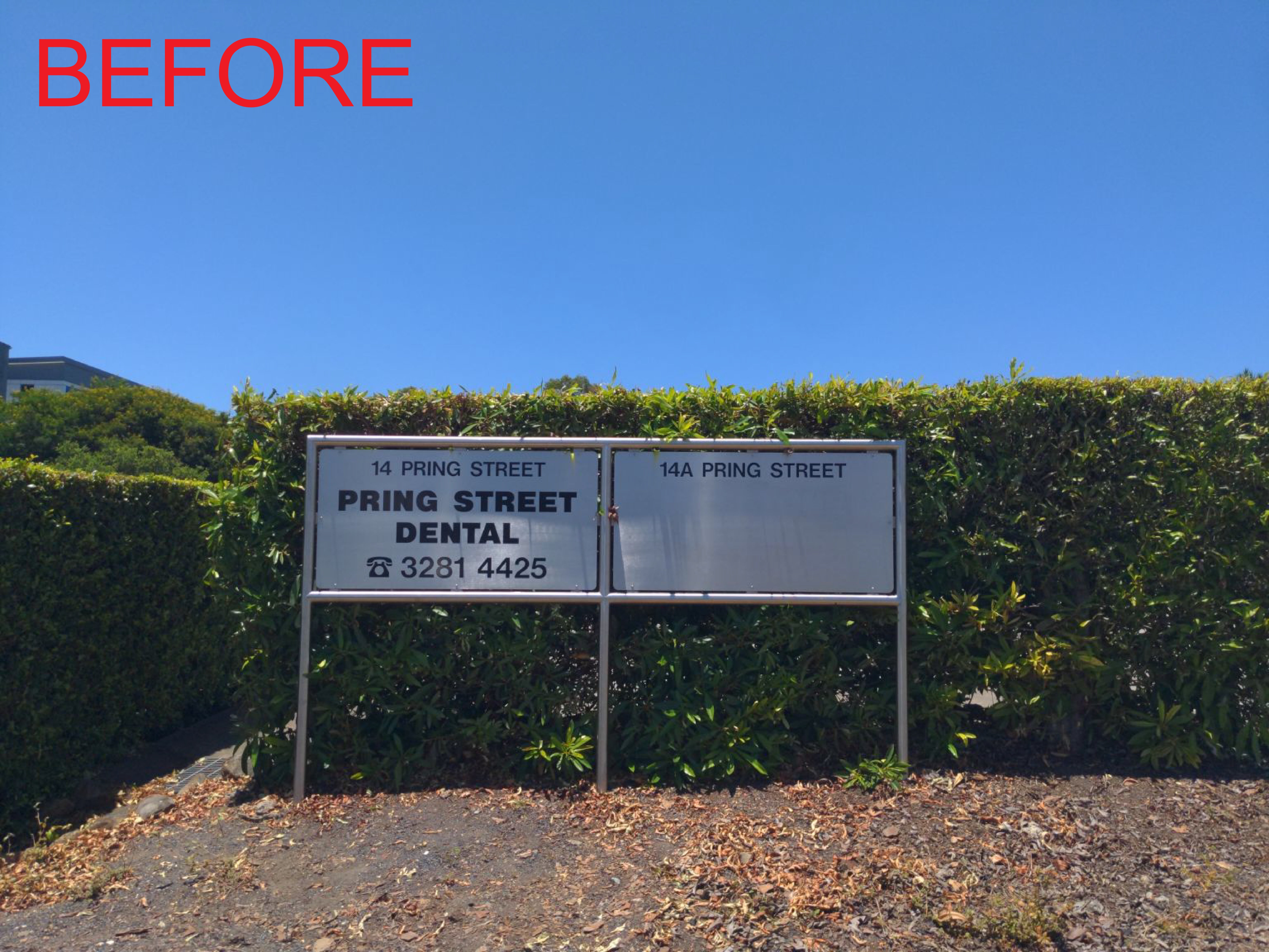 Frame Extension & New Sign Face