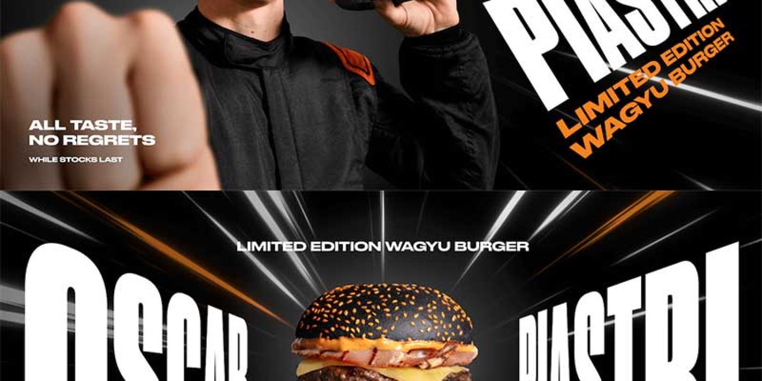 Grill'd Revs Up Flavor Game with Formula One Prodigy for Limited Edition Burger