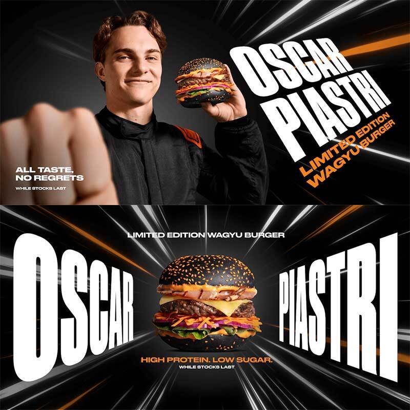 Grill'd Revs Up Flavor Game with Formula One Prodigy for Limited Edition Burger