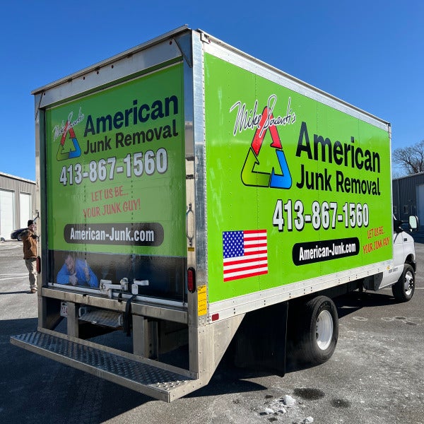 American Junk Removal Box Truck Wrap