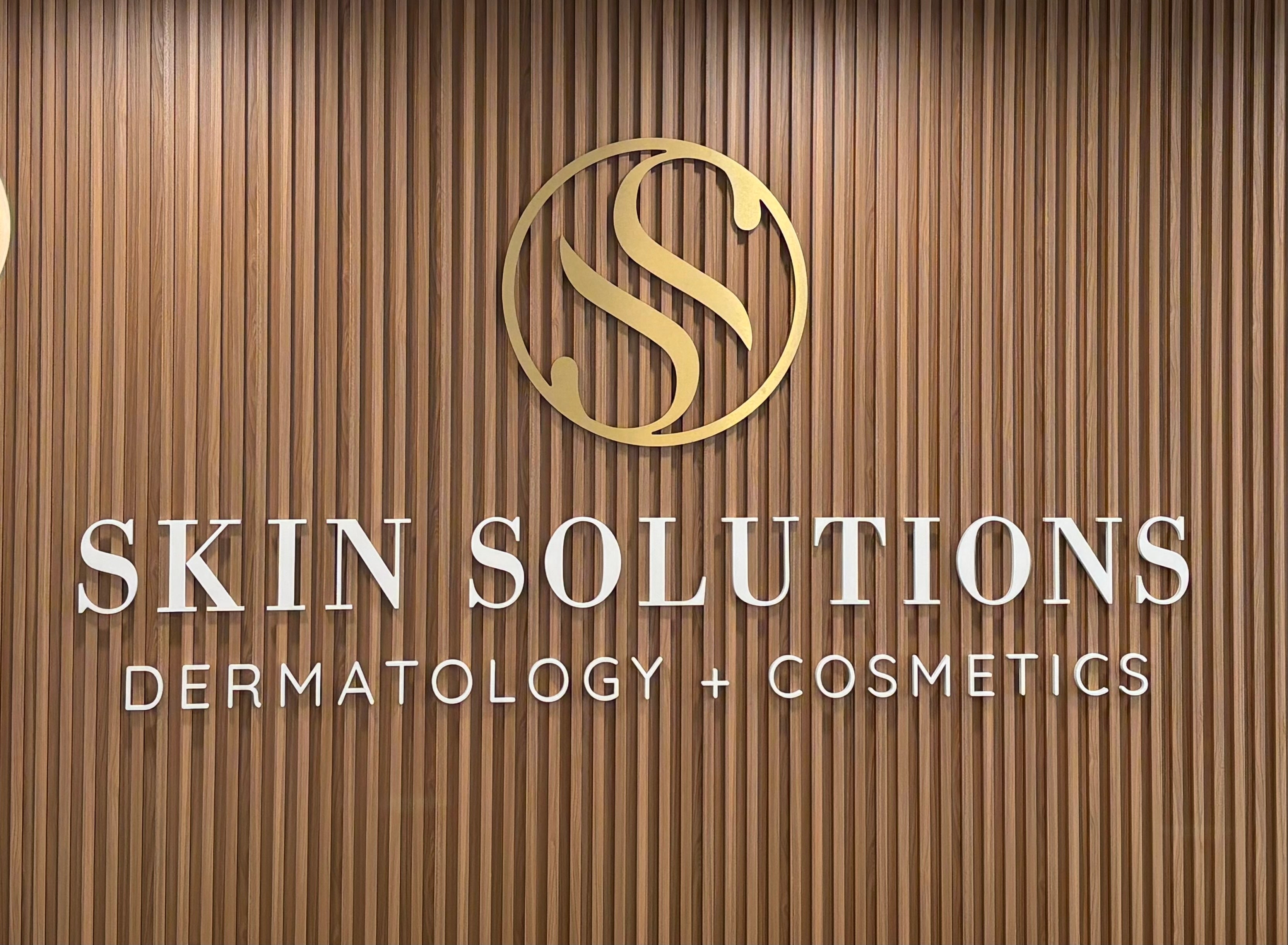 Acrylic Dimensional Letters & Logo for Skin Solutions in Aspinwall, PA