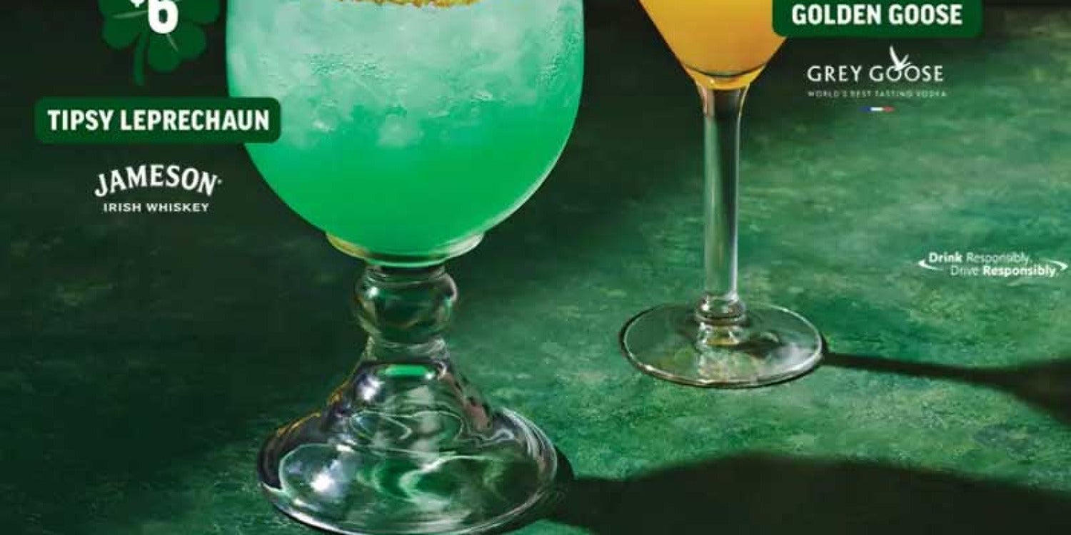 Applebee's Shamrock Shakeup: Saintly Sips® Cocktails Return with a Pot of Gold for St. Patrick's Day Applebee's Shamrock Shakeup: Saintly Sips® Cocktails Return with a Pot of Gold for St. Patrick's Day