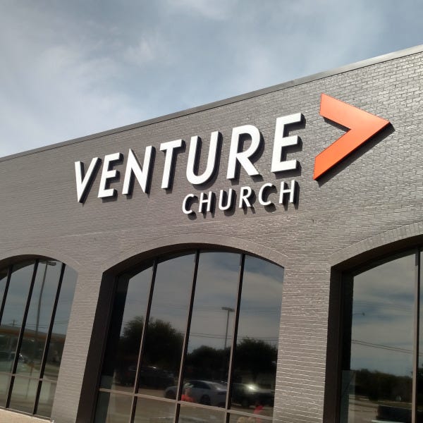 Venture Church Channel Letters Keller TX