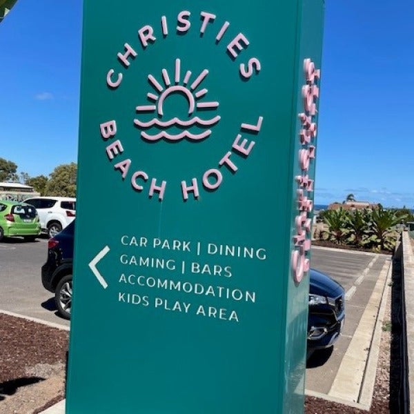Stunning rebrand of the Christies Beach Hotel for the RD Jones Group