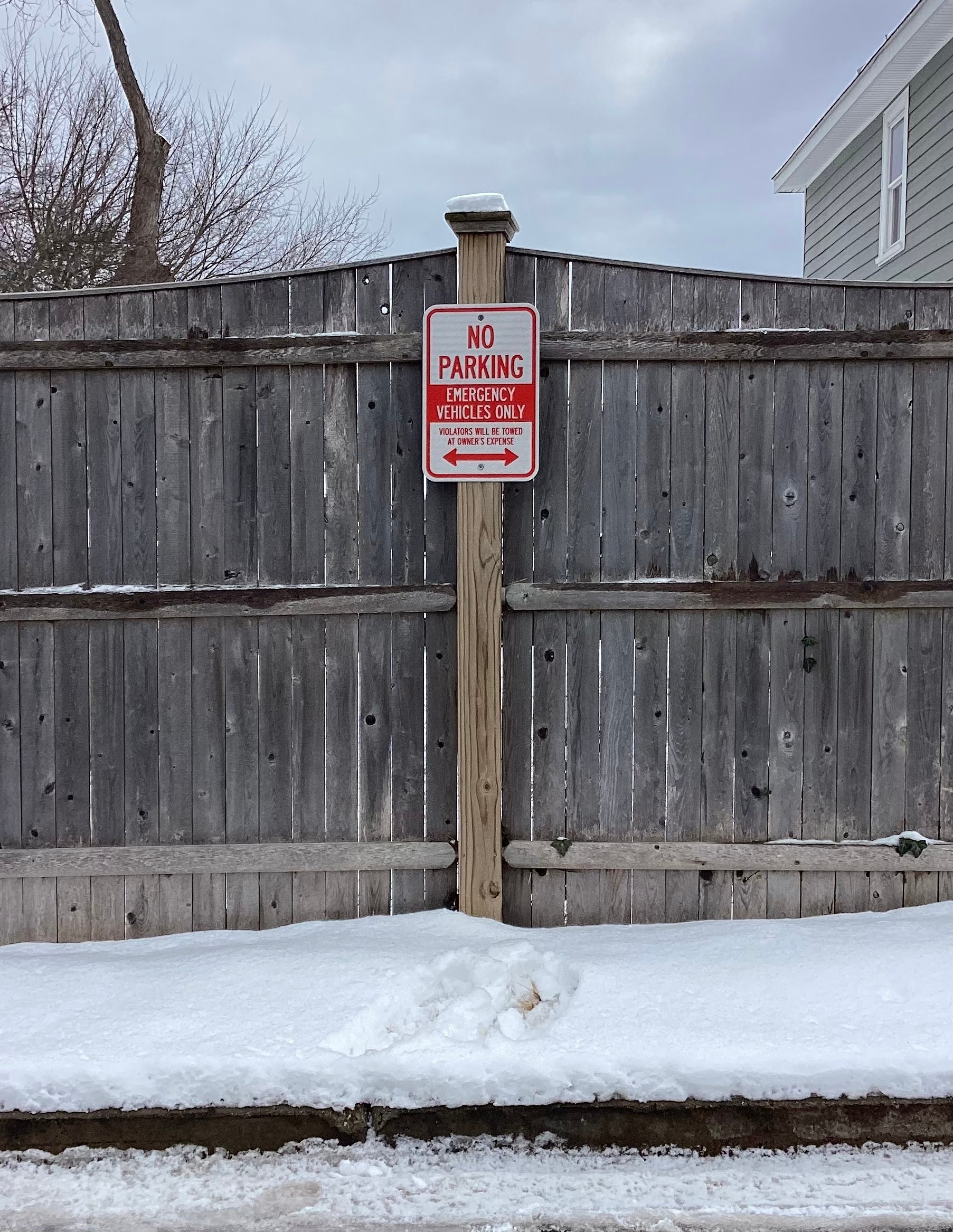 custom parking sign