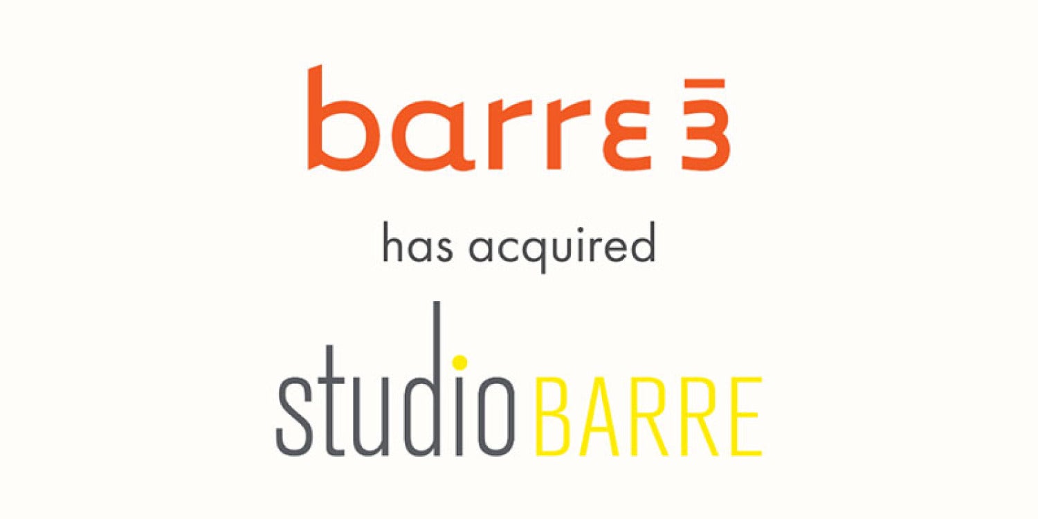 Barre3 Flexes Muscles with Acquisition of Studio Barre: A Dazzling Rebranding Spectacle Ahead Barre3 Flexes Muscles with Acquisition of Studio Barre: A Dazzling Rebranding Spectacle Ahead