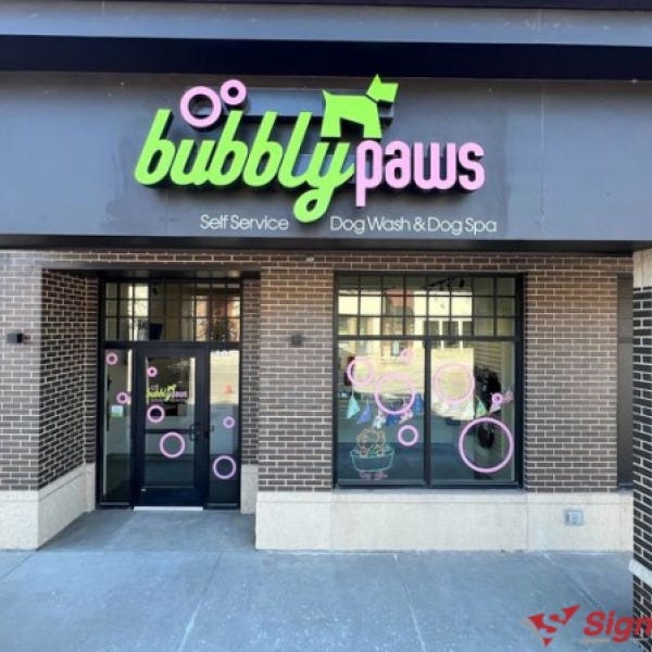 Ankeny - Bubbly Paws Channel Letters