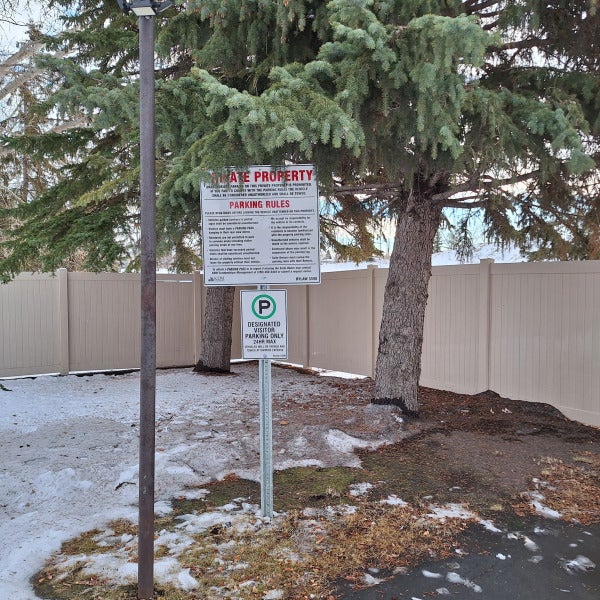 Parking Lot Signs in Edmonton, AB