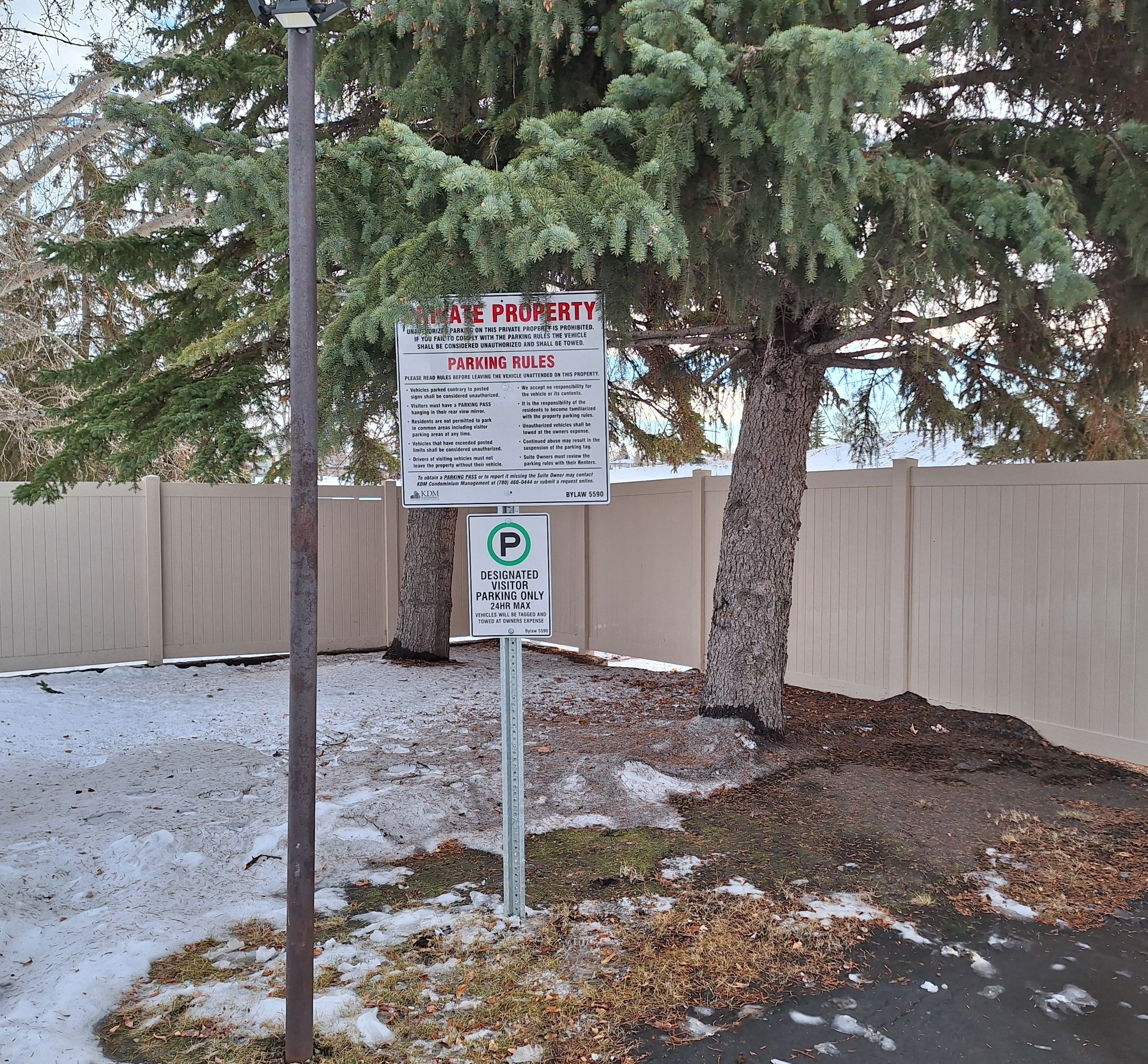 Parking Lot Signs in Edmonton, AB