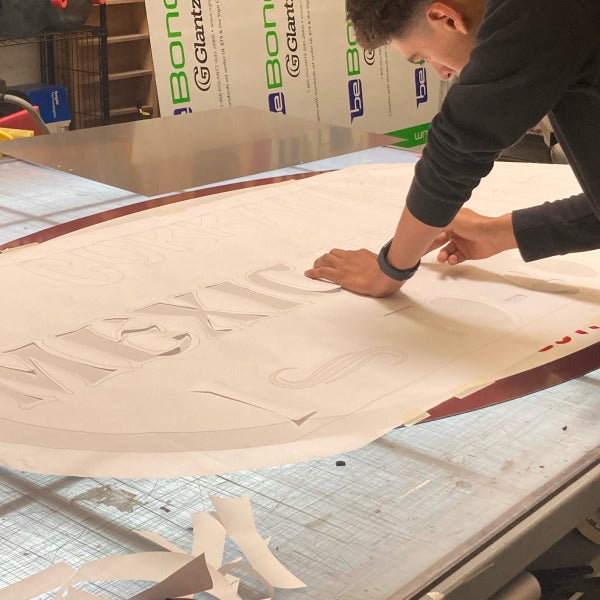 Custom Routed Dimensional Business Sign for Corrales Mexican Restaurant | Signarama