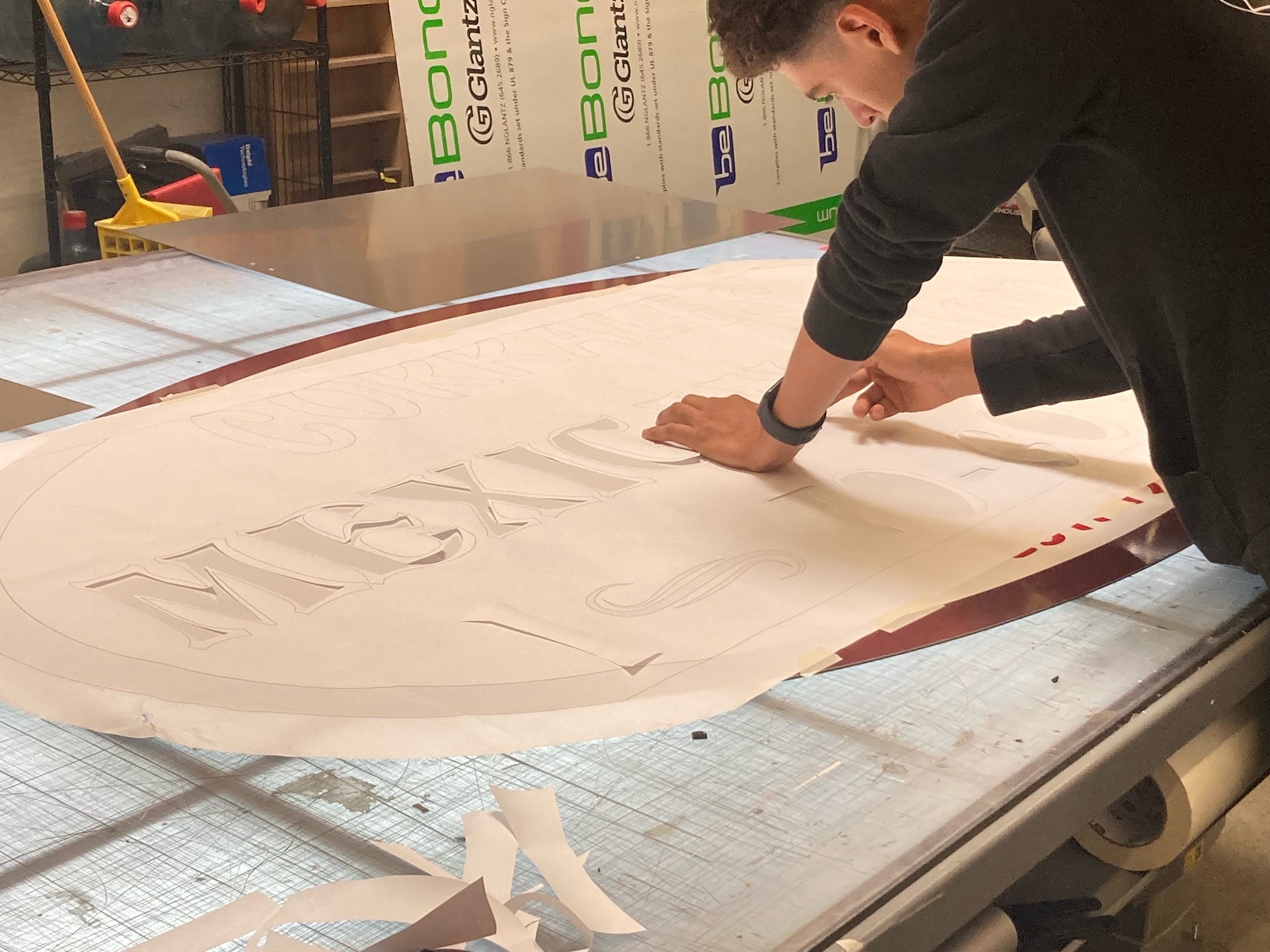 Custom Routed Dimensional Business Sign for Corrales Mexican Restaurant | Signarama
