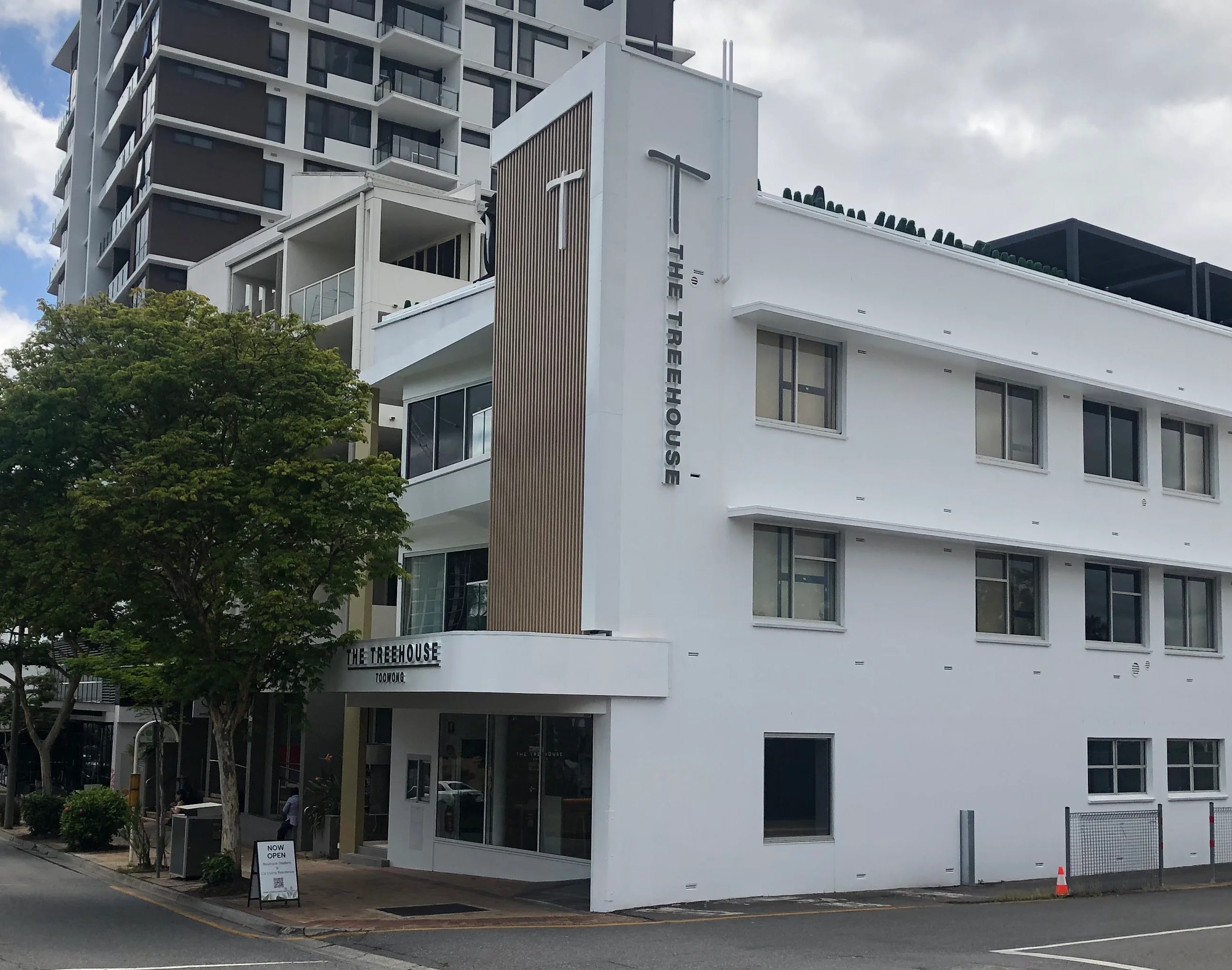Outdoor Signage at its Best - Illuminated Signs for New Accommodation Building in Toowong