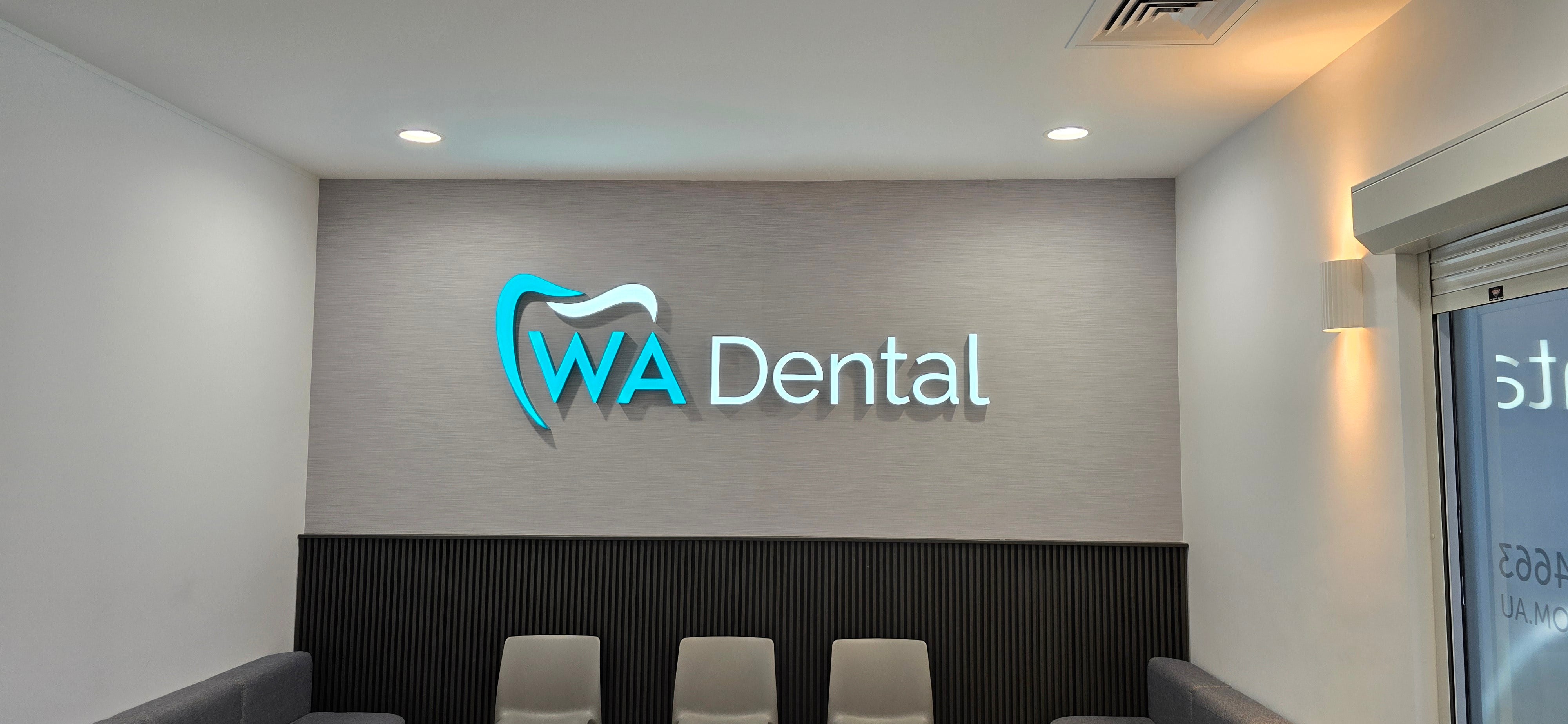 Illuminated Waiting Area Signage