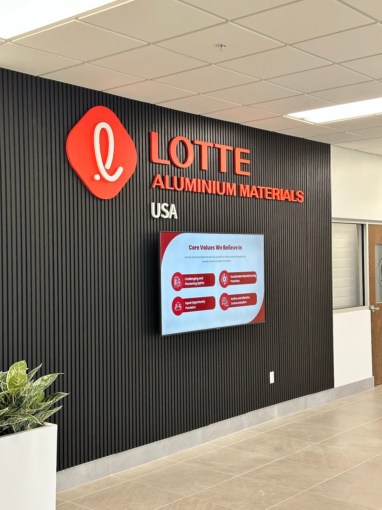 Lotte Aluminium Materials Interior Branding